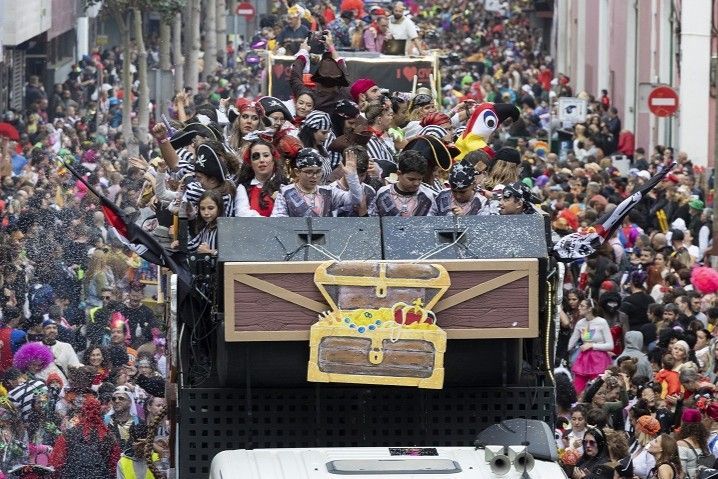 Mogollón street party at the Las Palmas Carnival