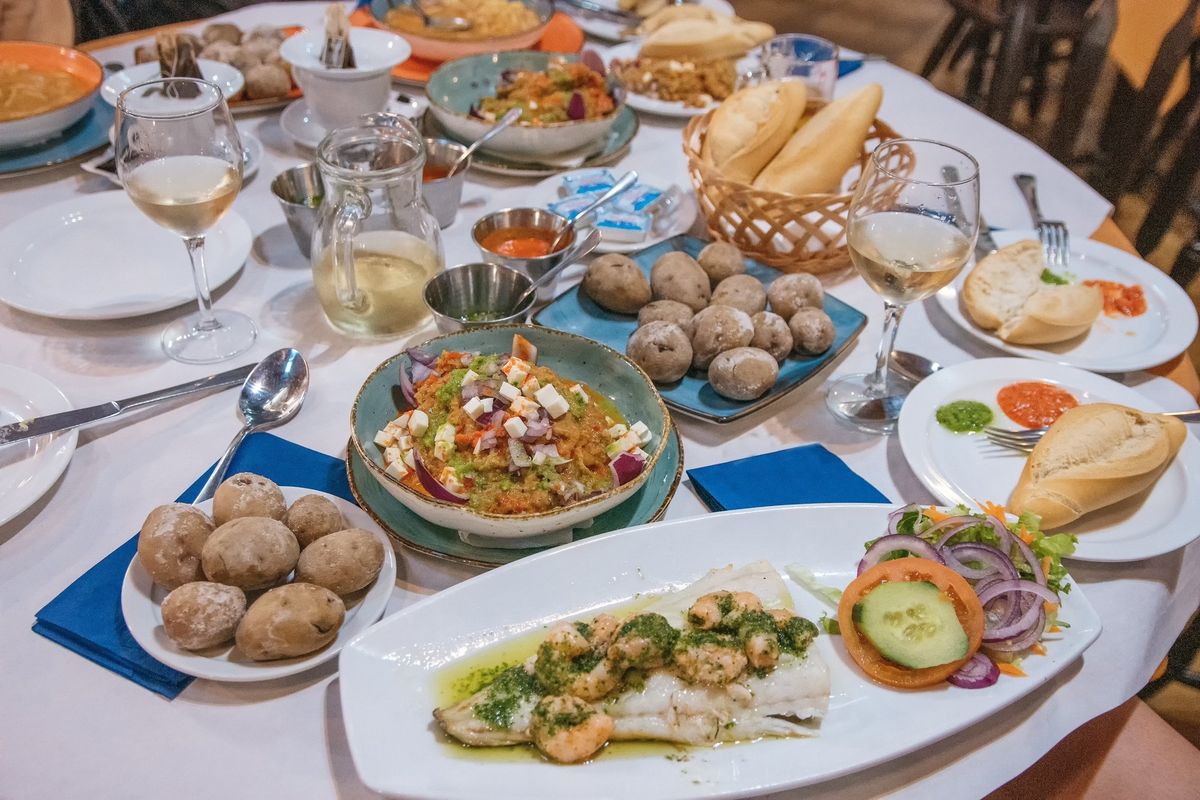 Plato de comida canaria en Gran Canaria